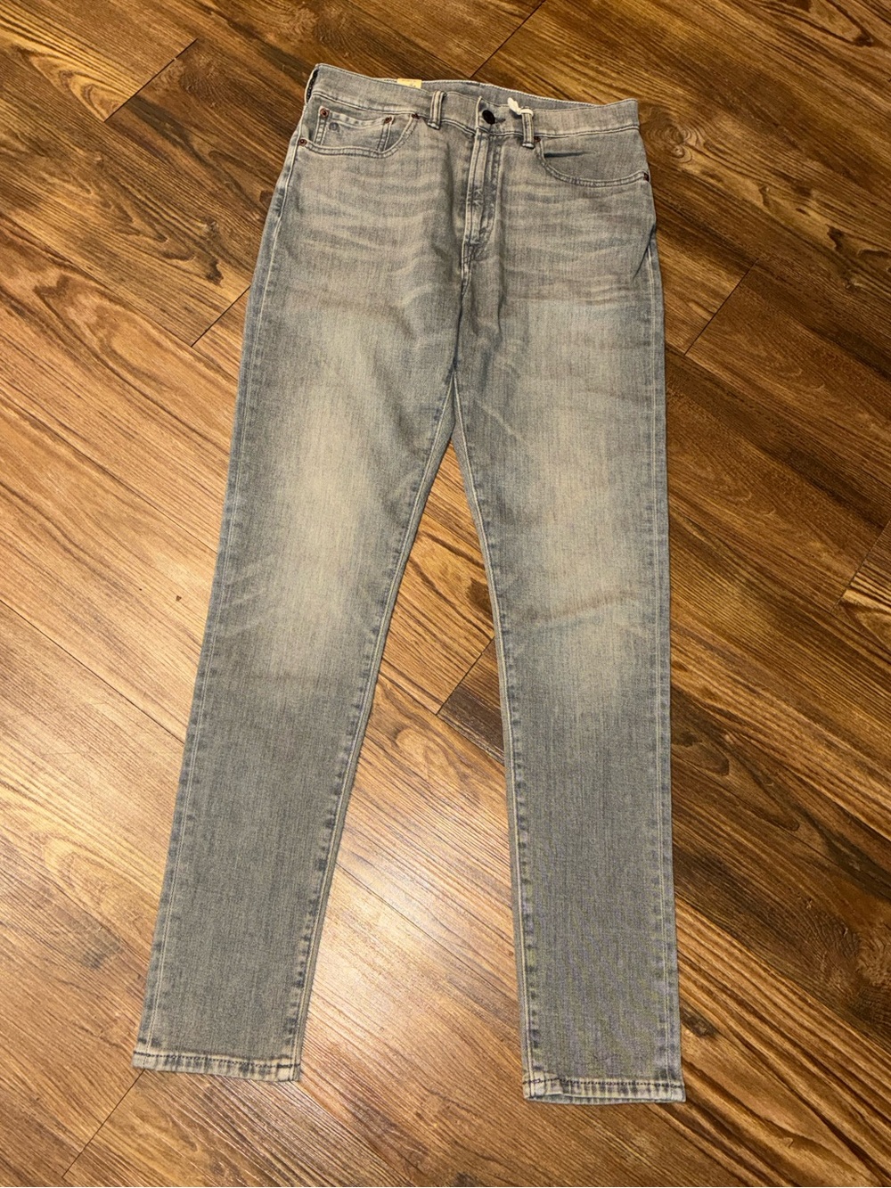 RRL Gray High Skinny Strech Fit - Picture 4 of 16